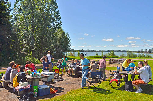 Picnic at Elk Island Park